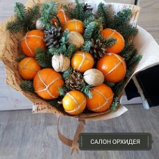 Букет с мандаринами